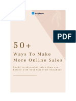 50+ Ways To Make Your First Online Sales