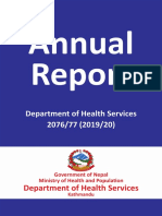 DoHS Annual Report FY 2076 77 For Website