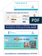 Crack Grade B: Government Schemes of Ministry of Skill Development & Entrepreneurship (MSDE)