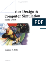 Oscillator Design Amp Computer Simulation Randall W Rhea