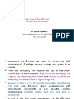 Instrument Transformer: Dr. Tarun Varshney