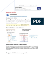 Semana 4. Potencial Eléctrico