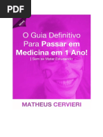 O Guia Definitivo para Passar em Medicina em 1 Ano