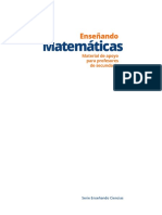 Matematicas para Profesores de Secundaria