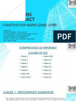 General Conditions of Contract: Construction Works (2020) - CPWD