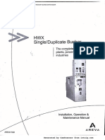 Areva HWX Switchgear Manual