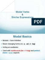 Modal Verbs & Similar Expressions