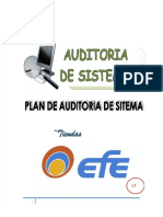 Plan Auditoria Tiendas Efe