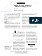 Influence of Histamine Receptor Antagonists