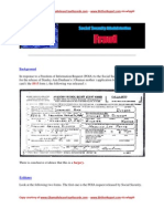 Irrefutable Proof Obama's Mother's Social Security Number Application Fraudulent