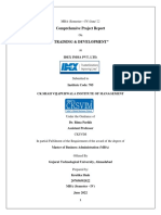 Comprehensive Project Report: MBA (Semester - IV) June'22