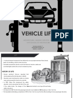 Vehicle Lift: Architectural Building Services-Vi Viva School of Architecture