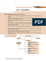 Unit - 3 Consignment: Learning Outcomes