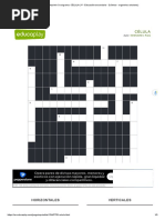 Crucigrama - CÉLULA (1º - Educación Secundaria - Química - Organelos Celulares)