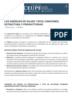 Las Agencias de Viajes - Tipos, Funciones, Estructura y Productividad131559