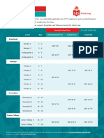 SIS Semarang Tuition Fees