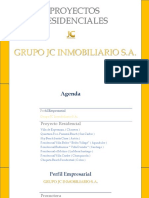 Presentación de Los Proyectos Residenciales 2022 Grupo JC Inmobiliario