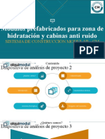 Módulos Prefabricados para Zona de Hidratación y Cabinas