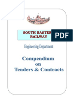 Compendium On Tender Se Rly