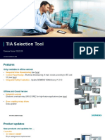 TIA Selection Tool: Release Notes V2022.05