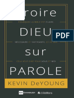 PDF - Croire Dieu Sur Parole