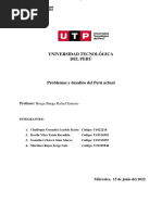 Pc2 Problemas y Desafios en El Perú Actual - Utp