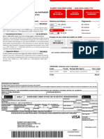 Esta É A Fatura Do Seu Cartão SANTANDER SX VISA Contendo Compras e Pagamentos Realizados Até 28/04. Histórico de Faturas Pagamento