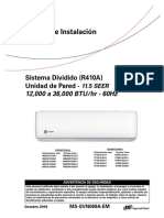 4MCW15-4TTK15 Manual de Instalacion