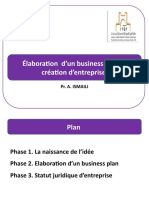 Business Plan Et Création D'entreprise