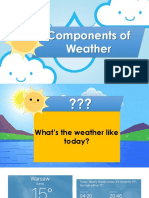 Clil Components of Weather