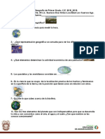 Bateria de Examen de Geografia Primer Grado