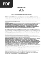 Psicologia de La Salud