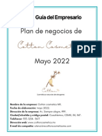 Ejemplo de Un Plan de Negocios