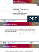 Matemáticas Financieras Unidad I - I