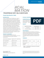 Truspread Dry Silo Mortar Data Sheet