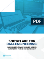 Snowflake For: Data Engineering