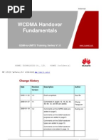 Training WCDMA Handover Fundamentals GSM To UMTS