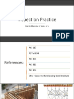 Inspection Practice: Practical Exercise in Teams of 5