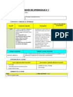 Sesión de Aprendizaje #2 Jun