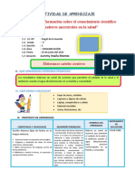 DIA 4 SESION DE APRENDIZAJE Comunicacion Carteles