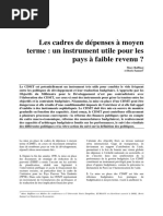 Les Cadres de Depenses A Moyen Terme Un