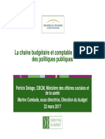 RDV Budget Chaine Budgetaire Comptable