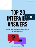 Top 20 Interview Answers