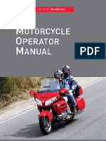 2011 Motorcycle Operators Manual