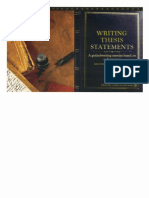 612 - Writing Thesis Statements: A Guided-Writing Exercise On The Short Story