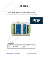 Rd-800Hi: 902 928Mhz Wireless Hi Power Controller 16 Loop