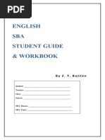 Csec Sba Booklet