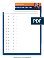 PHTLS 9 Hoja de Respuest Pre Test