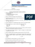 Execicios Sobre Ligacao Quimica