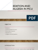 Sedation and Analgesia in Picu